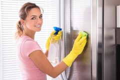 Ways and means how to remove scratches on a refrigerator in white, gray and other colors