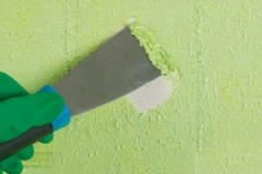 המלצות כיצד להסיר קירות בטון צבע אקרילי, שמן, על בסיס מים